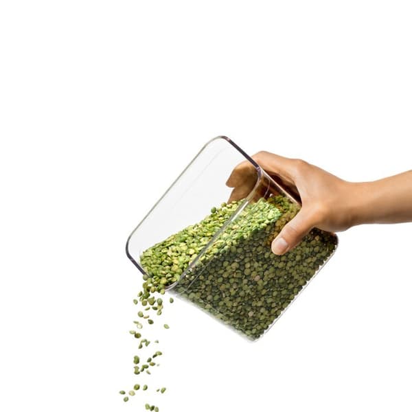 POP2 1,6L rektangulär behållare - Stål / OXO