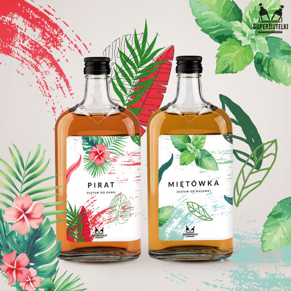 PRESENTASKSET JULKLAPP FÖR ATT TILLVERKA MINTLIKÖR 0,5L