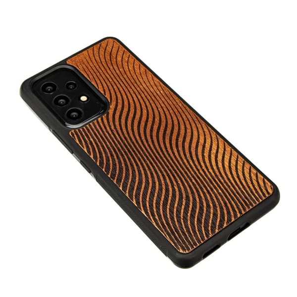 Træcover til Samsung Galaxy A33 5G WAVES MERBAU