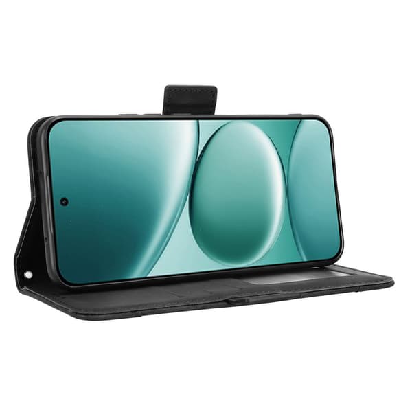 Flip-etui til Xiaomi Redmi Note 15 Pro 5G, kortholder, sort
