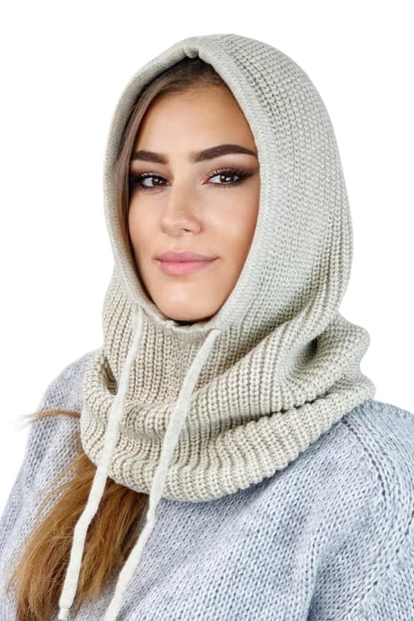 NILDA moderigtig hætte-elefanthue beige