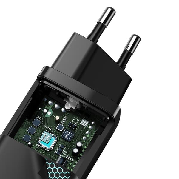 GaN2 Pro USB Hurtigoplader USB-C QC PD 65W Sort