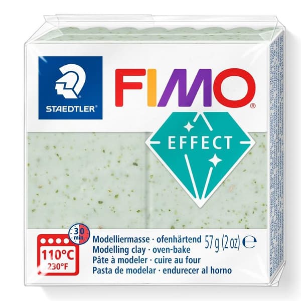 Fimo polymer ler 57g grøn botanisk