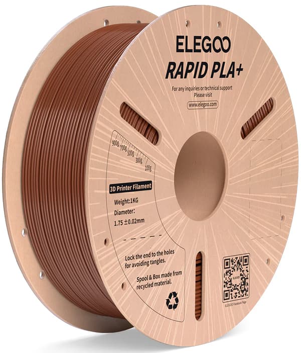 Elegoo Rapid PLA+ Brun filament 1 kg