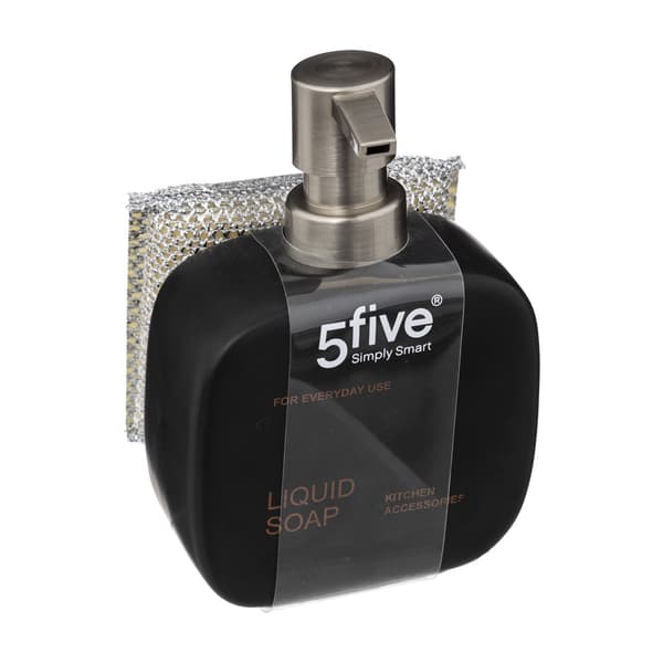 Vätskedispenser med svamp Svart 400 ml