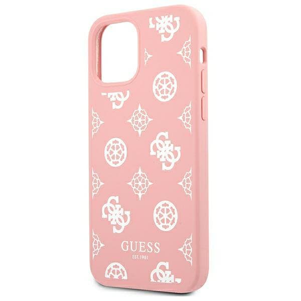Guess Peony Collection iPhone 12 Pro Max cover, lyserød