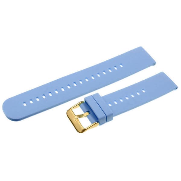 Gummirem til U27 - lyseviolet/guld - 20mm