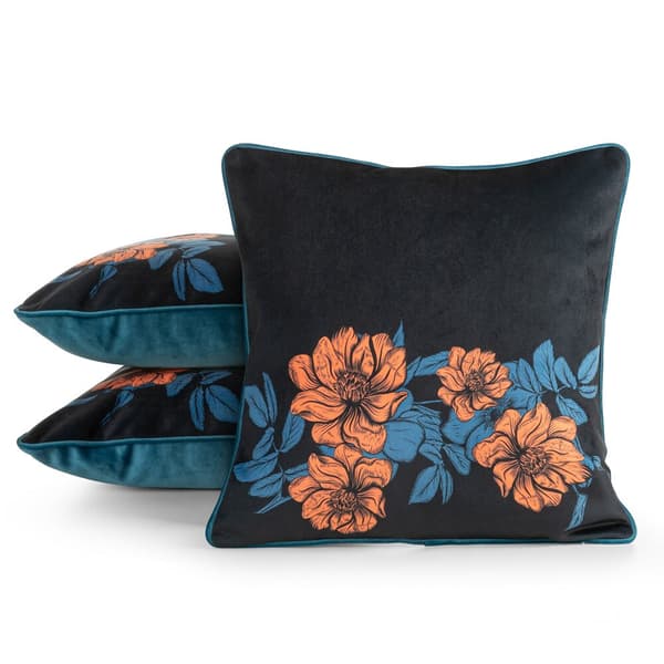 EMMA pudebetræk 45x45 cm blomster