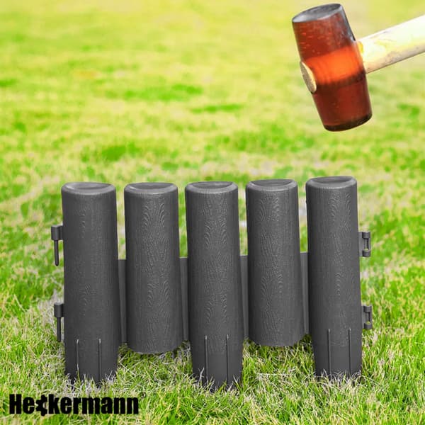 Heckermann H-280 Mørkegrå Havepalisade