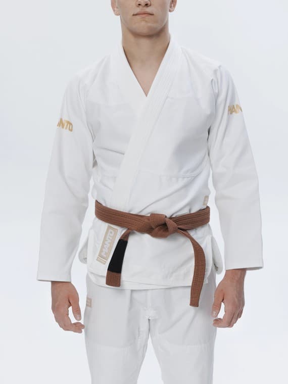 Manto Kimono/GI BJJ Herrestigning 2.0 Hvid A2L