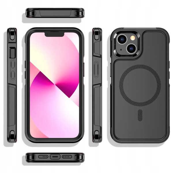 iPhone 13-cover, MagForce til MagSafe, sort