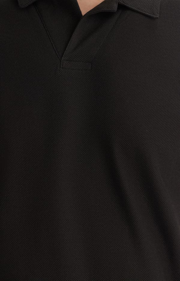 Sort polo XL