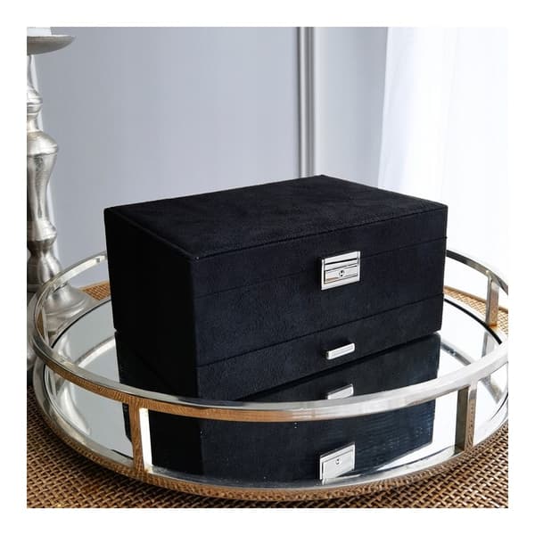 Smykkeskrin, etui, organizer, sort PD119CZ