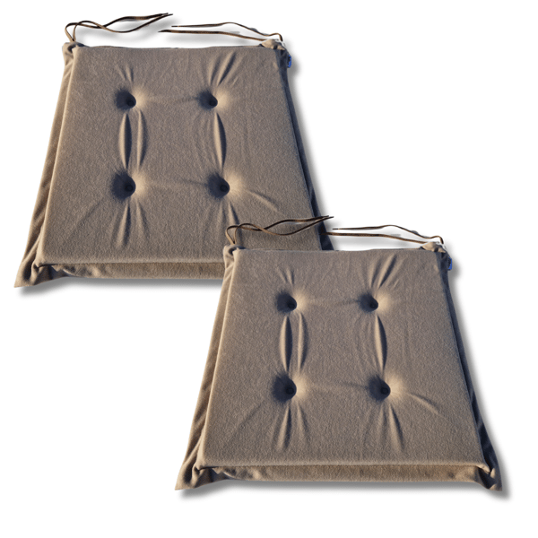 Stolsdynor 40x40x3 cm 1009 - set om 2
