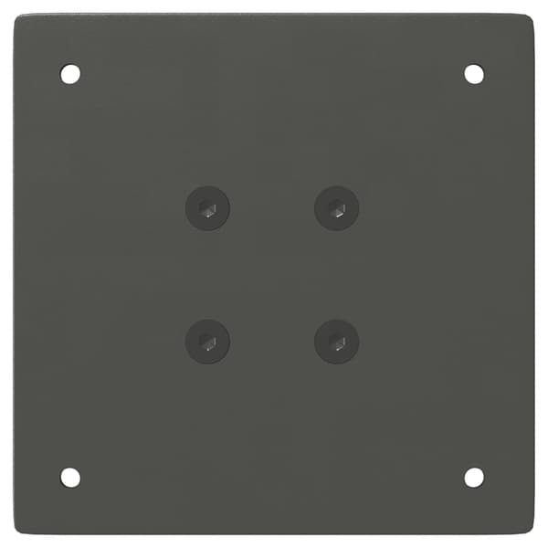 vidaXL Soffbordsben, 4 st, Antracit, 42 cm, Stål
