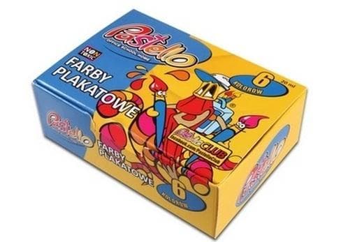 Plakatmaling 20 ml 6 farver