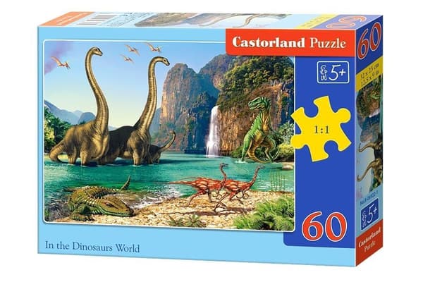 Puslespil 60 Dinosaurverden CASTOR