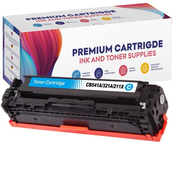 Toner til HP CB541A/CE321A/CF211X Cyan GP