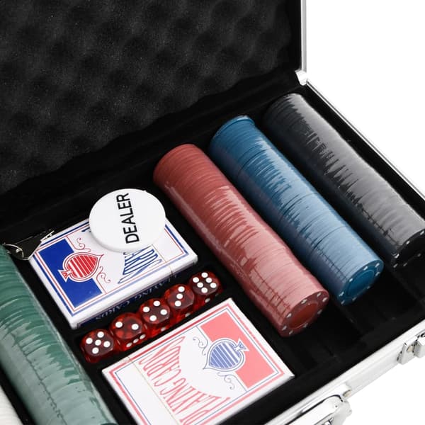 vidaXL pokerchipsæt, 300 dele, 4 g