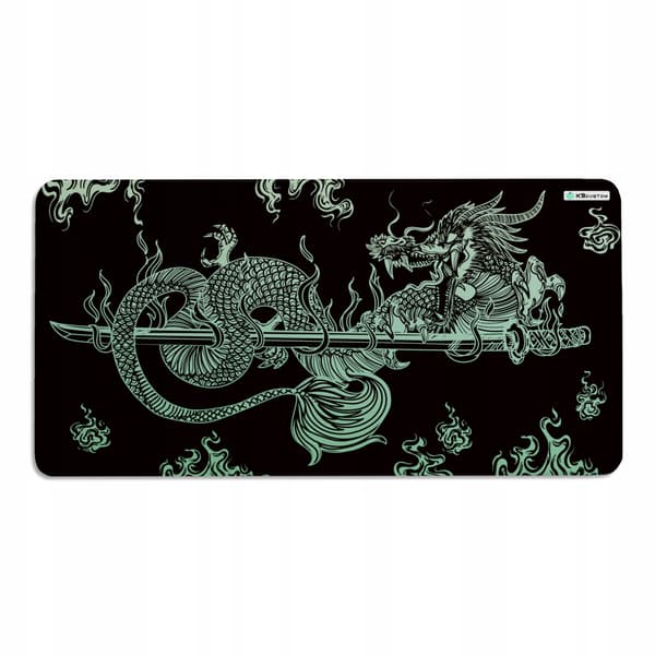 STOR MUSEMÅTTE 120x60cm XXXL KBcustom Dragon Desk 19