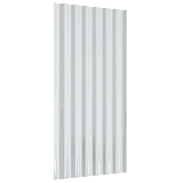 vidaXL Takpaneler, 12 st, pulverlackerat stål, 80x36 cm