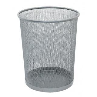 Office Set metallavfallsbehållare 19l silver