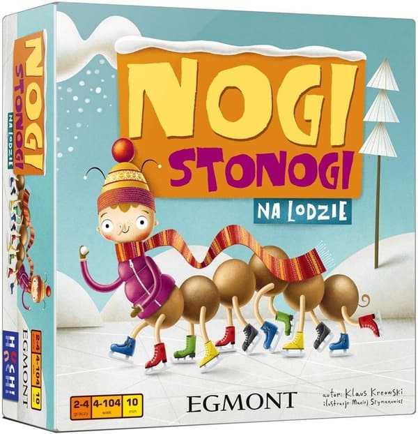 Tusindbensben på is