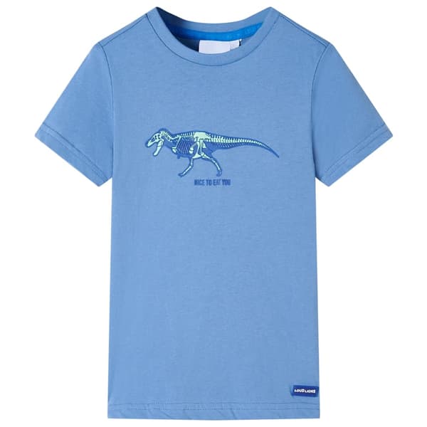 Børne-T-shirt, blå, 128