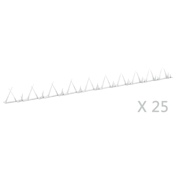 vidaXL Skyddsspikar, 25 st, stål, 1 m