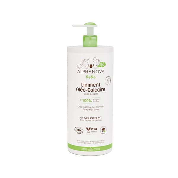 Alphanova Bebe Bio, rensende emulsion med plejekompleks, 900 ml
