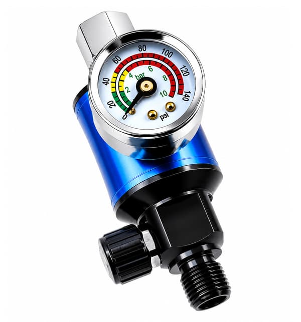 Tryckregulator 1/4 0-10 bar med torkare