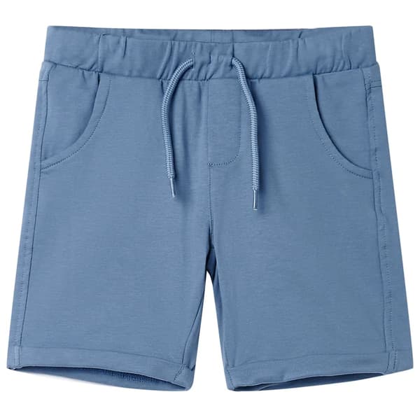 Børneshorts med snøre, mørkeblå, 92