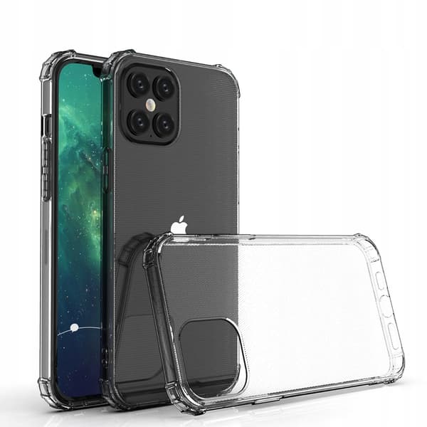 ETUI TIL APPLE IPHONE 12 MINI STØDFRI KLAR BAGSIDER + GLAS