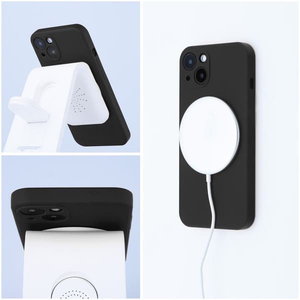 SILIKONE Mag Cover med MagSafe til iPhone 17 Pro, Sort