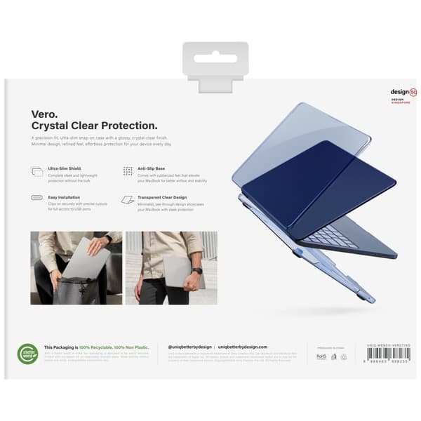 UNIQ Vero etui til MacBook Neo Indigo
