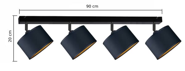 Spot 4xE27 FLOW SORT
