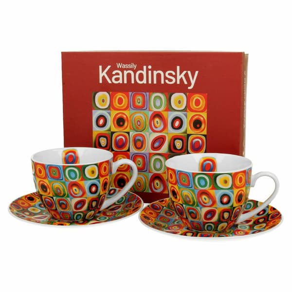 Sæt med 2 Kandinsky-kvadrater 270 kopper