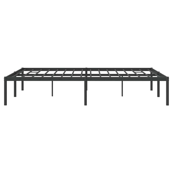 vidaXL metalsengestel sort 140x200 cm