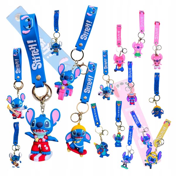 Avaimenperä raidalla Disney Lilo ja Stitch Disney avaimenperä