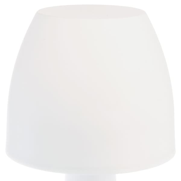 Bärbar LED-nattlampa vit 19 cm