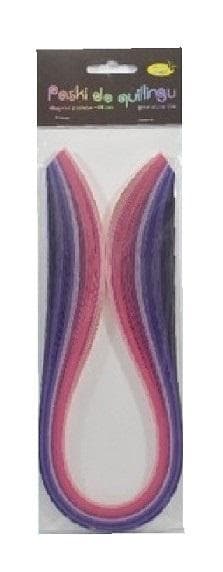 Quillingstrimler 5 mm x 50 cm lyserøde 100 stk.