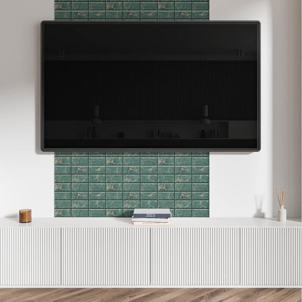 Selvklæbende vinylfliser perfekte til moderne interiører Marmorflisemønster 9x30x30 cm