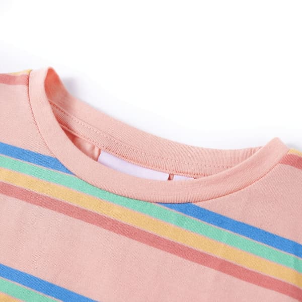 Barn-T-shirt, persika, 128