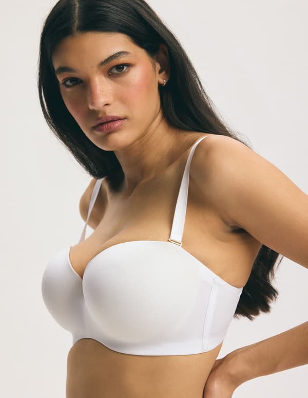 RAFFEN Esotiq push-up balconette-bh | vit 80E
