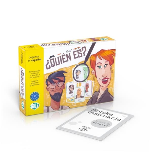 Spansk Quien es? ELI Publishing. Sprog spil. Eli