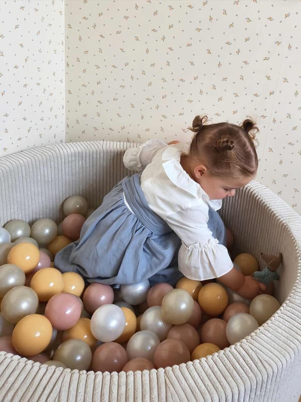 Dry pool 90x30 Corduroy Lyserød uden bolde