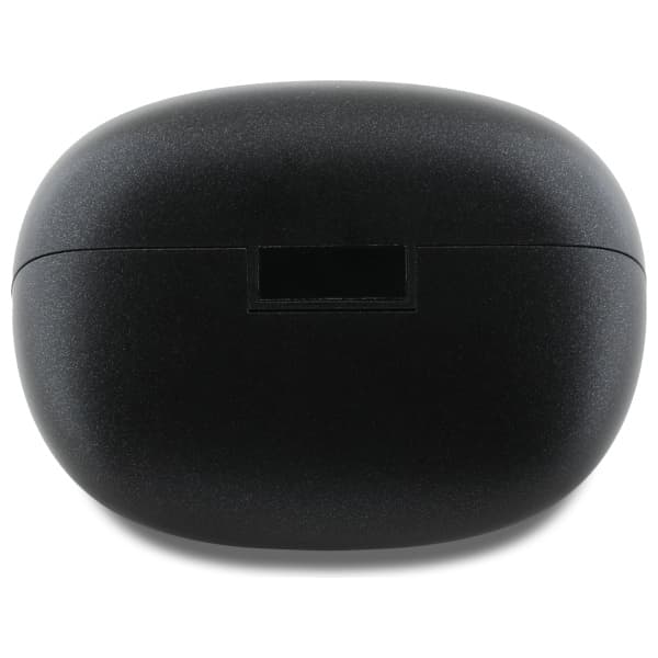 Guess Capsule TWS Bluetooth-hovedtelefoner med trykt logo + dockingstation, sort