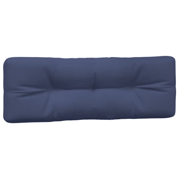 vidaXL Pallsoffkuddar, set om 2, marinblå, tyg