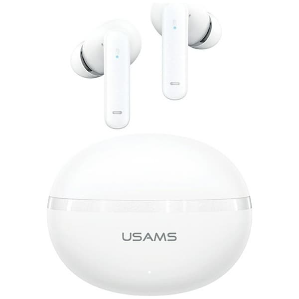 USAMS Echo E02 TWS ANC+ENC Trådløse Bluetooth Hovedtelefoner Hvide