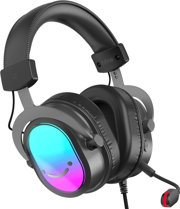 Fifine H16 7.1 RGB Sorte Hovedtelefoner
